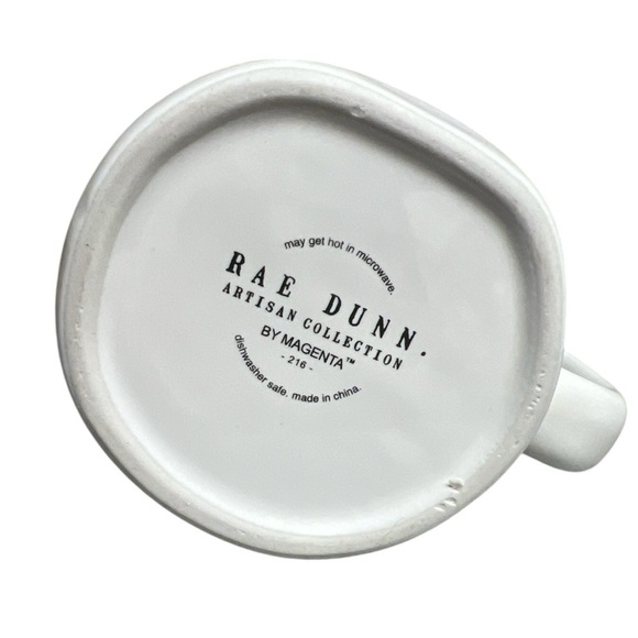 Rae Dunn White Ceramic Mug or Choose a Mug Rug Match a Mug Option - Picture 3 of 11